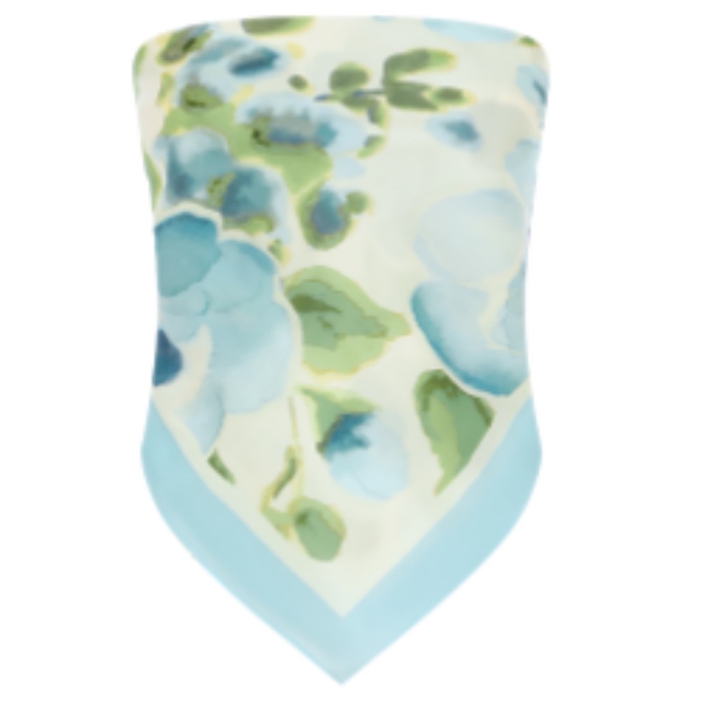 Peony Floral Isles Back Tie Top